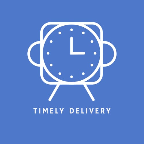 We guarantee timely deliveries on all essays